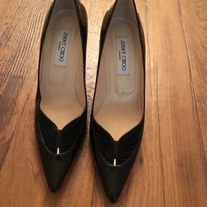 Jimmy Choo ruched front pumps